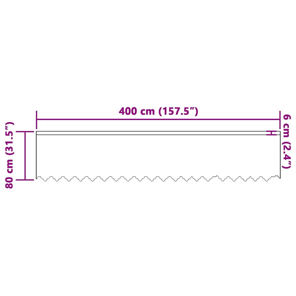vidaXL Κουρτίνες με κουρτίνες Λευκό 500x100cm Πολυεστέρας