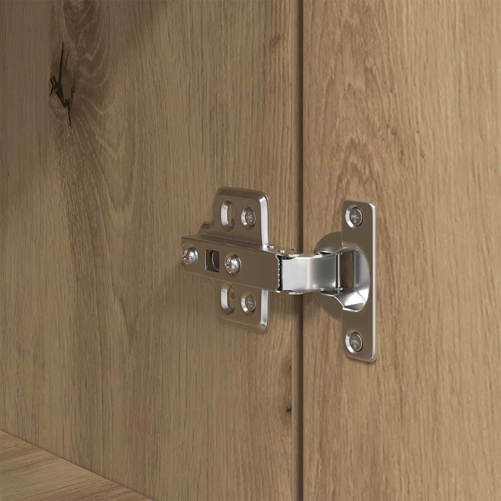 vidaXL Κομοδίνο Αρτισιανή Δρυς 39x35x125 εκ. από Επεξεργασμένο Ξύλο