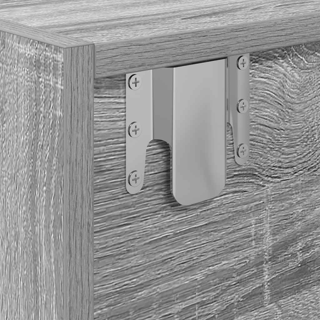 vidaXL Έπιπλο Τηλεόρασης Γκρι Sonoma 80x31x25,5 εκ. Επεξεργασμένο Ξύλο