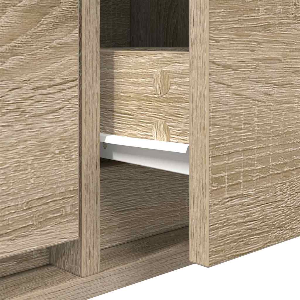 vidaXL Ντουλάπι TV Sonoma Δρυς 100 x 31 x 25,5 εκ. Επεξεργασμένο ξύλο