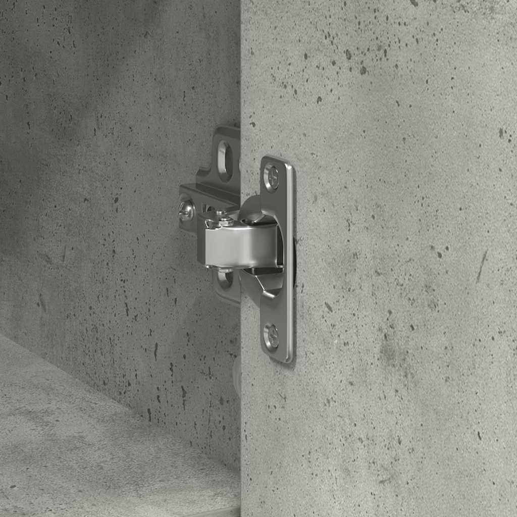 vidaXL Συρταριέρα με Συρτάρια Γκρι Σκυρ. 101x35x76 εκ. από Επεξ. Ξύλο