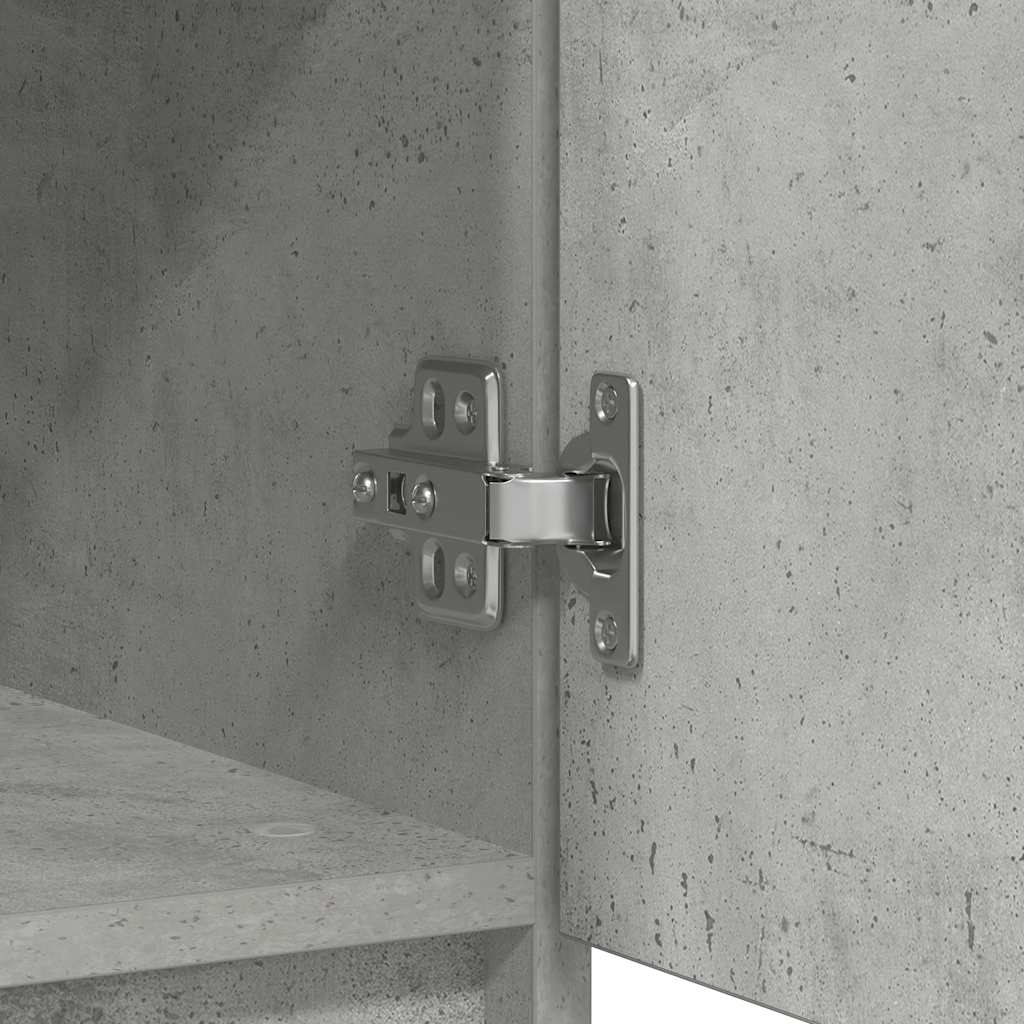 vidaXL Συρταριέρα με Συρτάρια Γκρι Σκυρ. 71x35x65 εκ. από Επεξ. Ξύλο