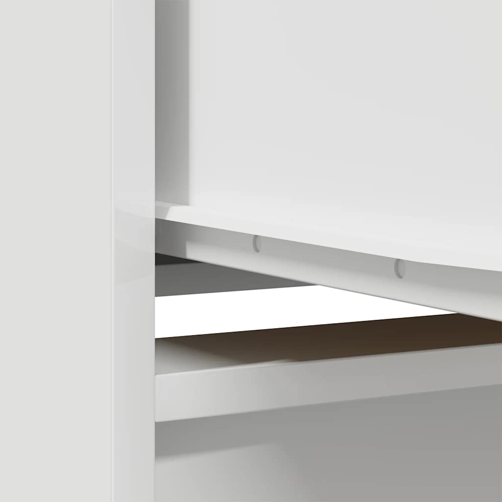 vidaXL Ντουλάπι Λευκό 29,5x34x119,5 εκ. Επεξεργασμένο Ξύλο δρυός