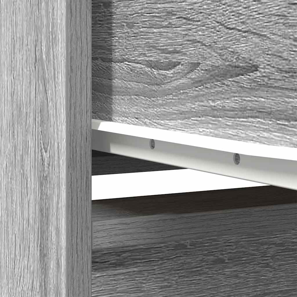 vidaXL Ντουλάπι Γκρι Sonoma 29,5x34x119,5 εκ. Επεξεργασμένο Ξύλο