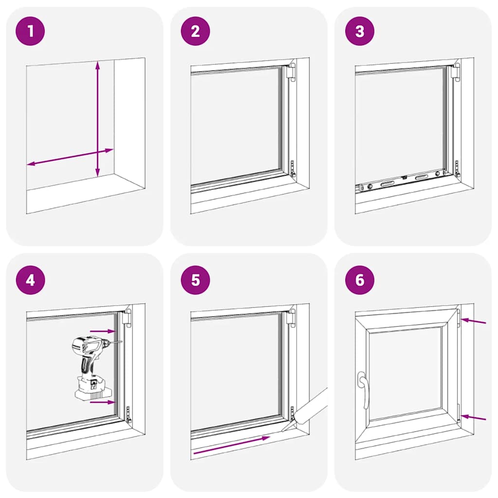 vidaXL Παράθυρο Υπογείου "RISOR" 50x50 εκ. Ανακλινόμενο & Περιστρεφόμενο DIN Δεξί Ανθρακί