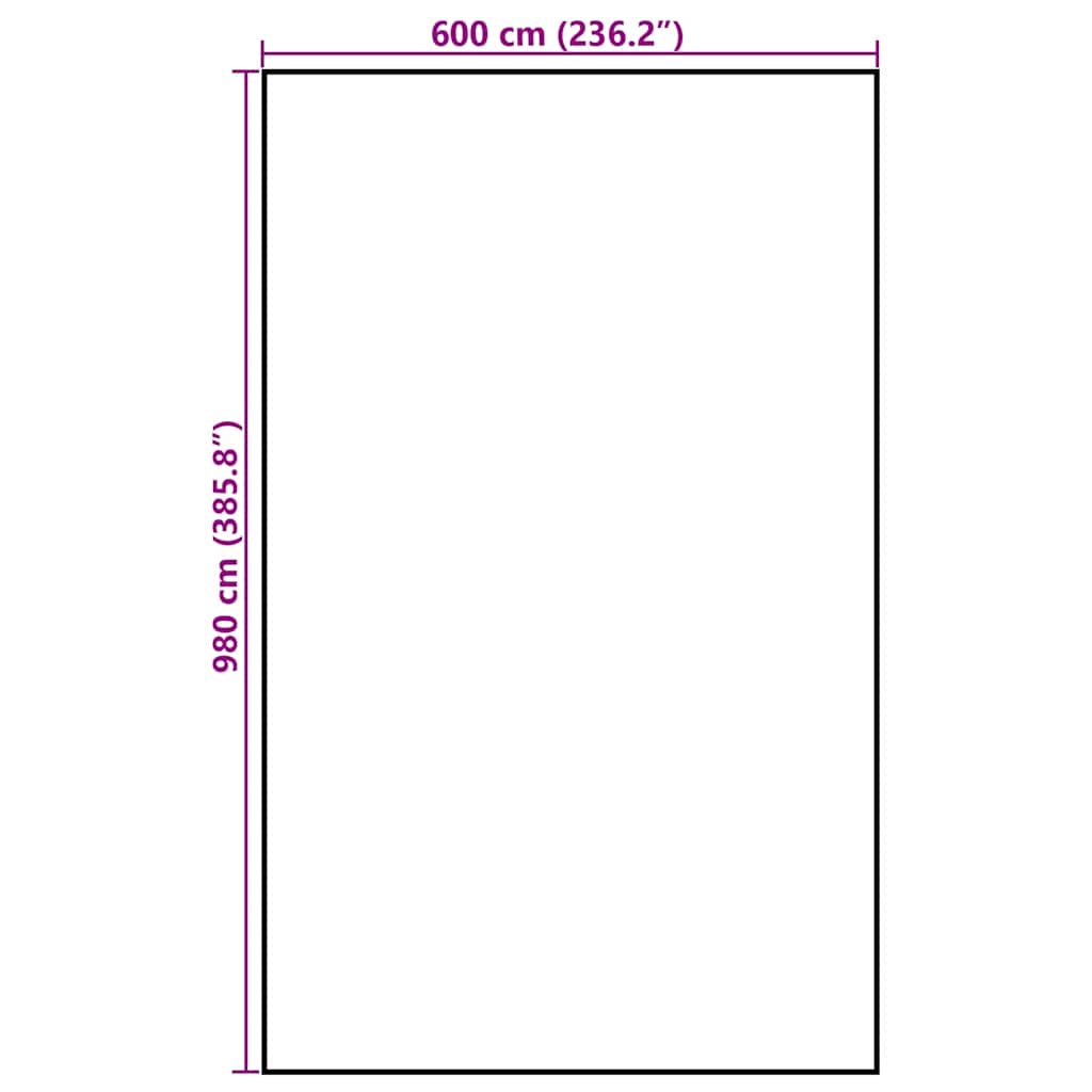 vidaXL Τάπητας 9,8x6 m 140 g/m² Πολυπροπυλένιο
