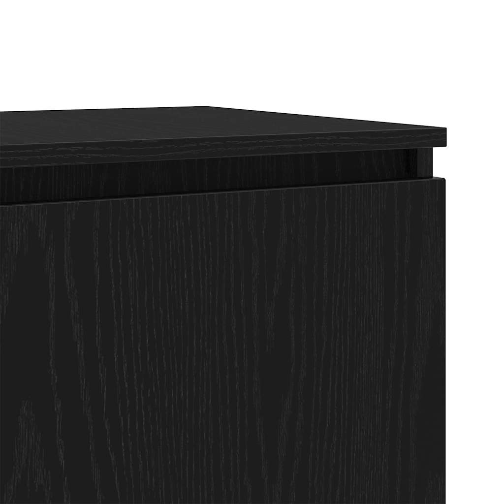 vidaXL Ντουλάπι TV Μαύρη Οξυά 140 x 38,5 x 36 εκ. Επεξεργασμένο ξύλο