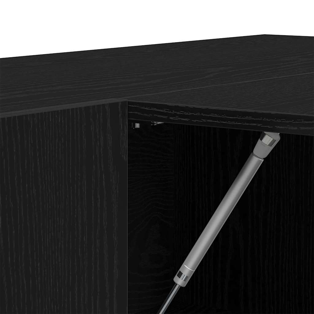 vidaXL Ντουλάπα διαδρόμου με ράφι Μαύρη Οξυά 97,5 x 37 x 99 εκ.