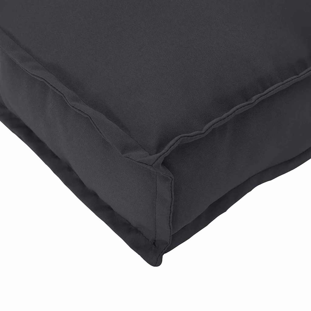 vidaXL Σετ Μαξιλαριών Πάγου 2 pcs Μαύρο 200 x 40 x 8 εκ.