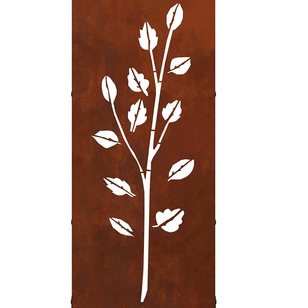 Ράφι για καυσόξυλα vidaXL 40x30x80 cm Ατσάλι σκληρυθέν στον αέρα