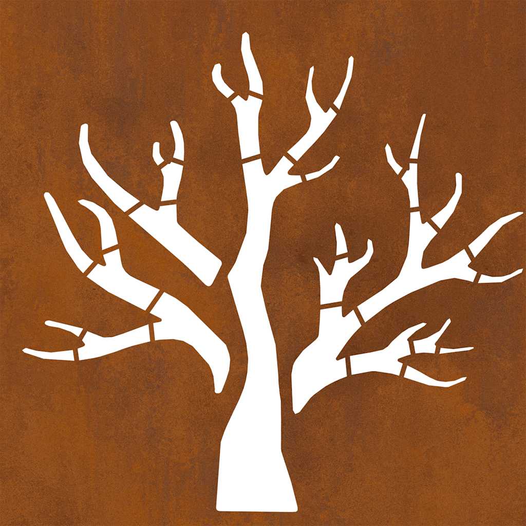 Ράφι για καυσόξυλα vidaXL 40x40x40 cm Ατσάλι σκληρυθέν στον αέρα