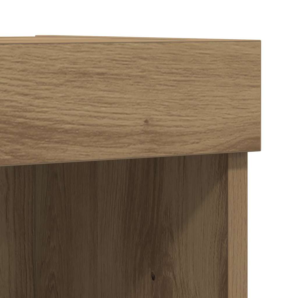 vidaXL Σετ επίπλου τηλεόρασης 2 τμχ. Artisan Oak Επεξεργασμένο Ξύλο
