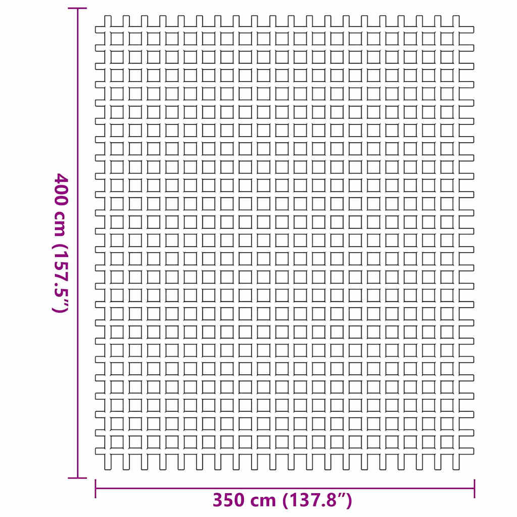 vidaXL Χαλκάκι Σκηνής Μπλε 400 x 350 εκ Πολυεστέρας