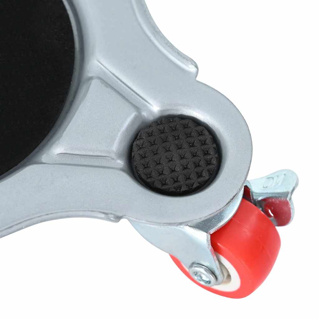 vidaXL Ρόλοι Επίπλων 4 τεμ. με Ανυψωτικό 14,5x13,5x4 εκ. Ατσάλι 400 κιλά