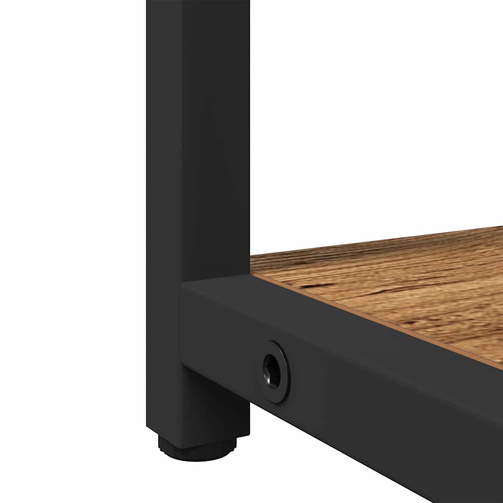 vidaXL Σετ Επίπλων Μπάνιου 3 pcs Παλαιό ξύλο 33 x 33 x 185.5 εκ