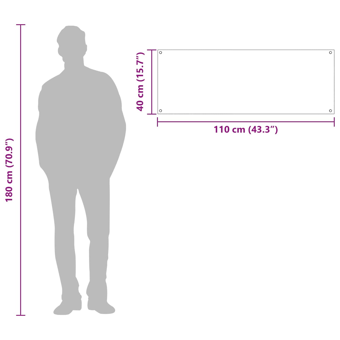 vidaXL Πλάτη κουζίνας Μαύρο 110 x 40 cm σκληρυμένο γυαλί