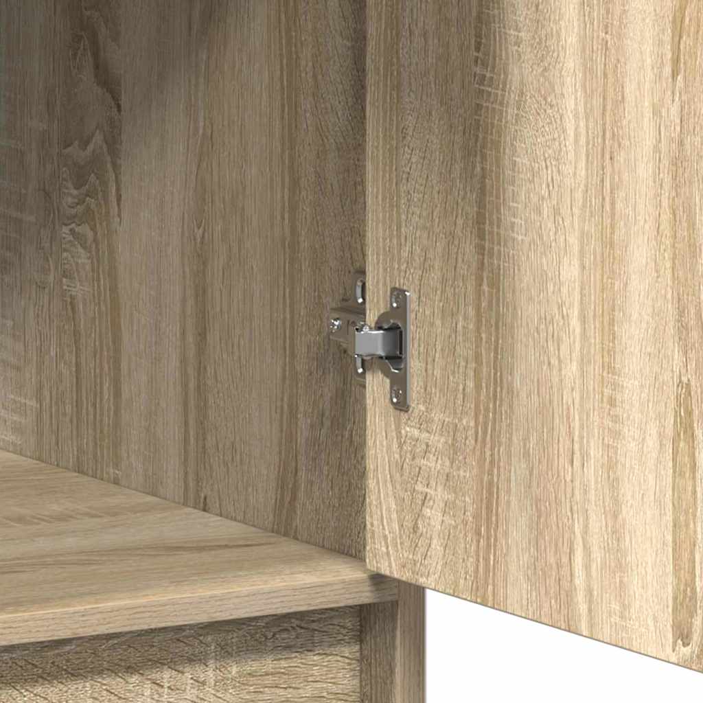 vidaXL Highboard Δρύς Sonoma 40 x 40,5 x 135 εκ. Επεξεργασμένο ξύλο
