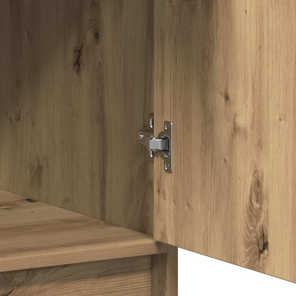 vidaXL Highboard Artisan Oak 41 x 40 x 135 εκ Επεξεργασμένο ξύλο