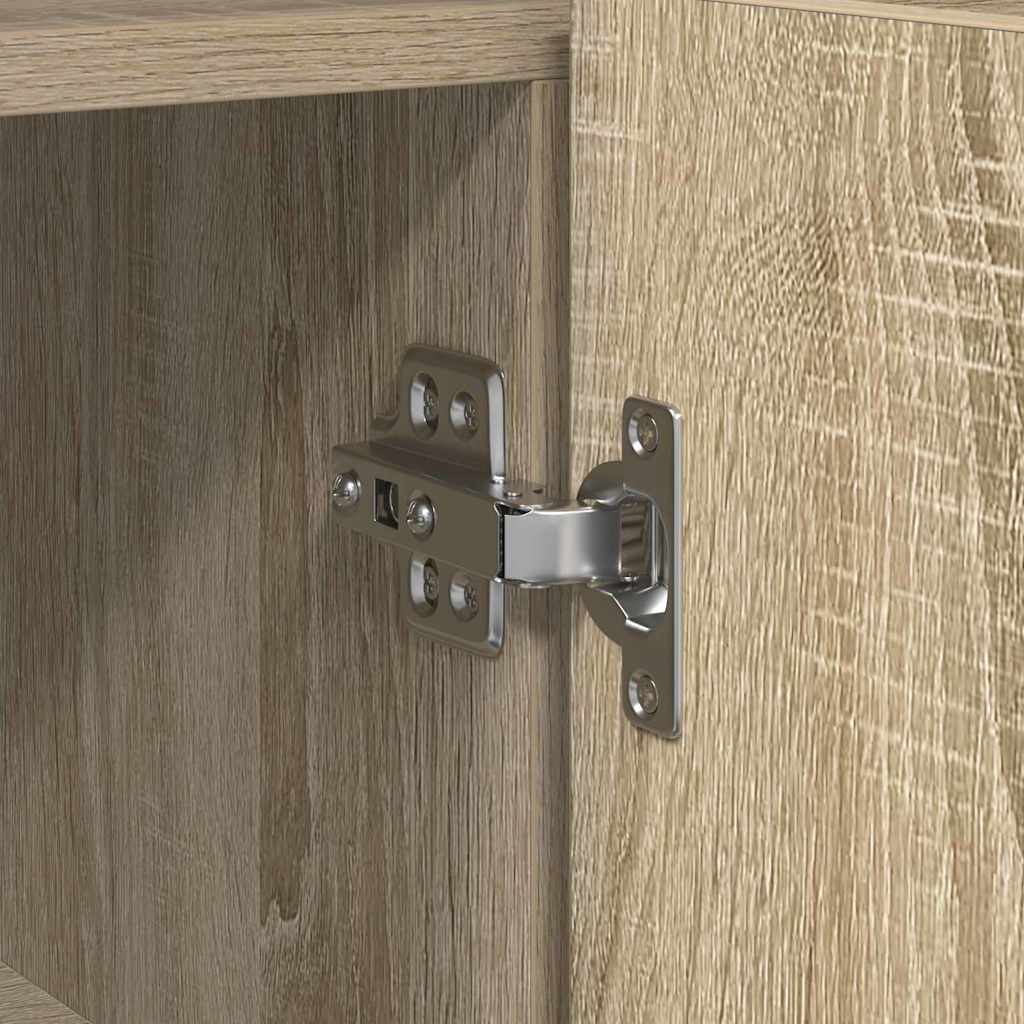 vidaXL Πλαϊνό γραφείο Sonoma Δρυς 116 x 30 x 75 εκ. Επεξεργασμένο ξύλο