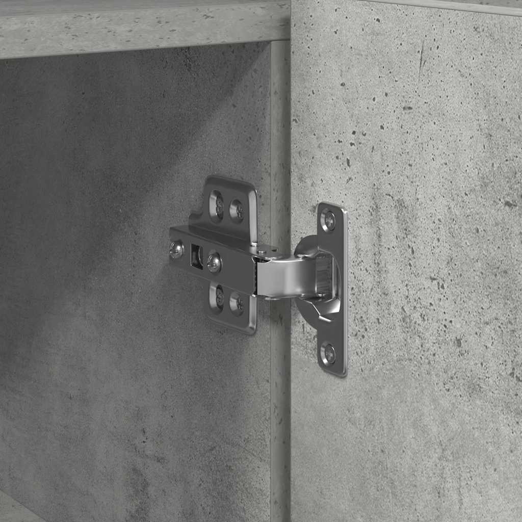 vidaXL Πλαϊνό γραφείο Γκρι σκυροδέματος 116 x 30 x 75 εκ.