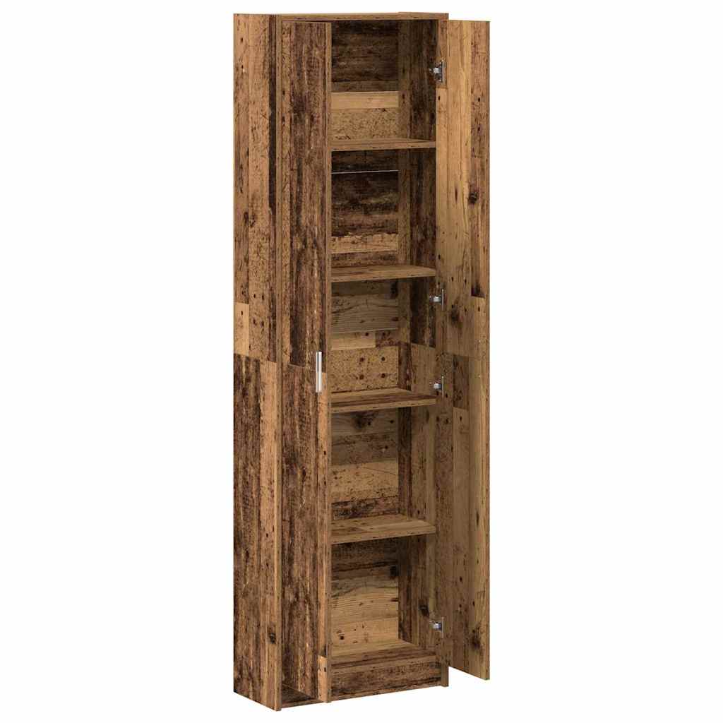 vidaXL Ντουλάπι Παλαιό ξύλο 55 x 25 x 189 εκ. Επεξεργασμένο ξύλο