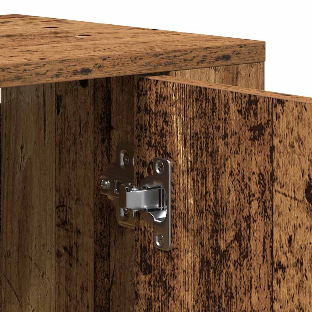 vidaXL Υψηλός Μπουφές Παλαιό ξύλο 80 x 33 x 150 εκ Επεξεργασμένο ξύλο