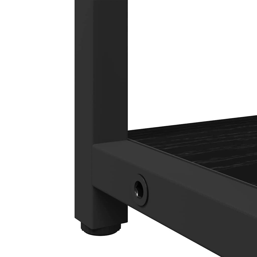 vidaXL Σετ Επίπλων Μπάνιου με αποθήκευση 3 pcs Μαύρο 80 x 30 x 60 cm