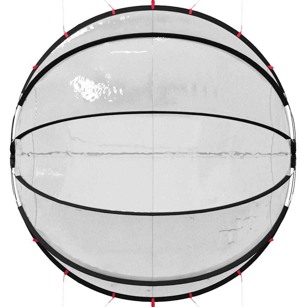 vidaXL Θόλος πισίνας Διαφανές 336 x 322 x 160 εκ. PVC