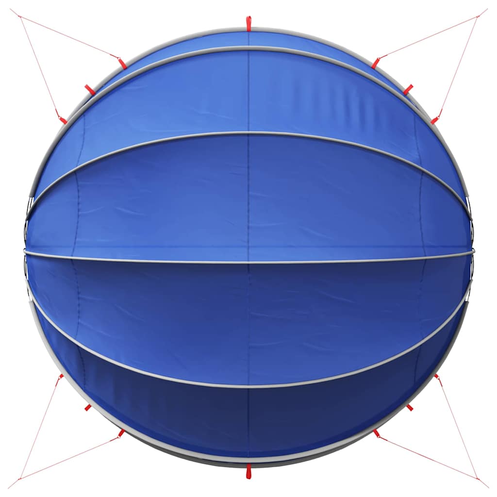 vidaXL Θόλος πισίνας Μπλε 500 x 500 x 236 εκ.