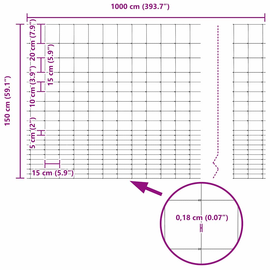 vidaXL Περίφραξη αγρού Ασημί 25 x 1,6 μ Γαλβανισμένος χάλυβας