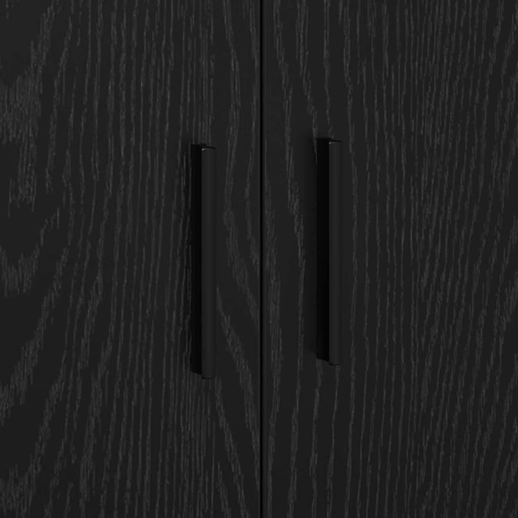 vidaXL Ντουλάπι αποθήκευσης 2 pcs Μαύρη Οξυά 127 x 41 x 40 εκ