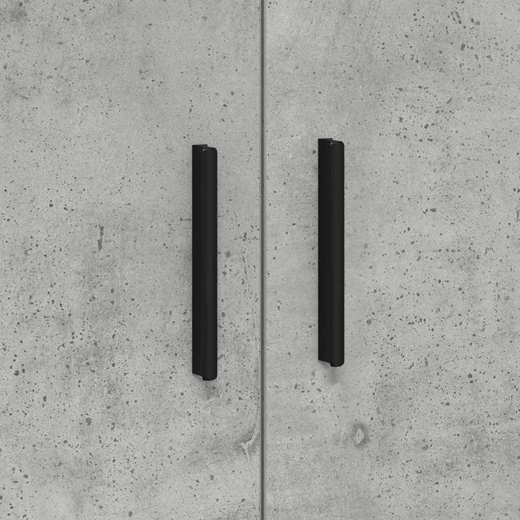 vidaXL Ντουλάπι αποθήκευσης 2 pcs Σκυρόδεμα Γκρι 127 x 41 x 40 εκ