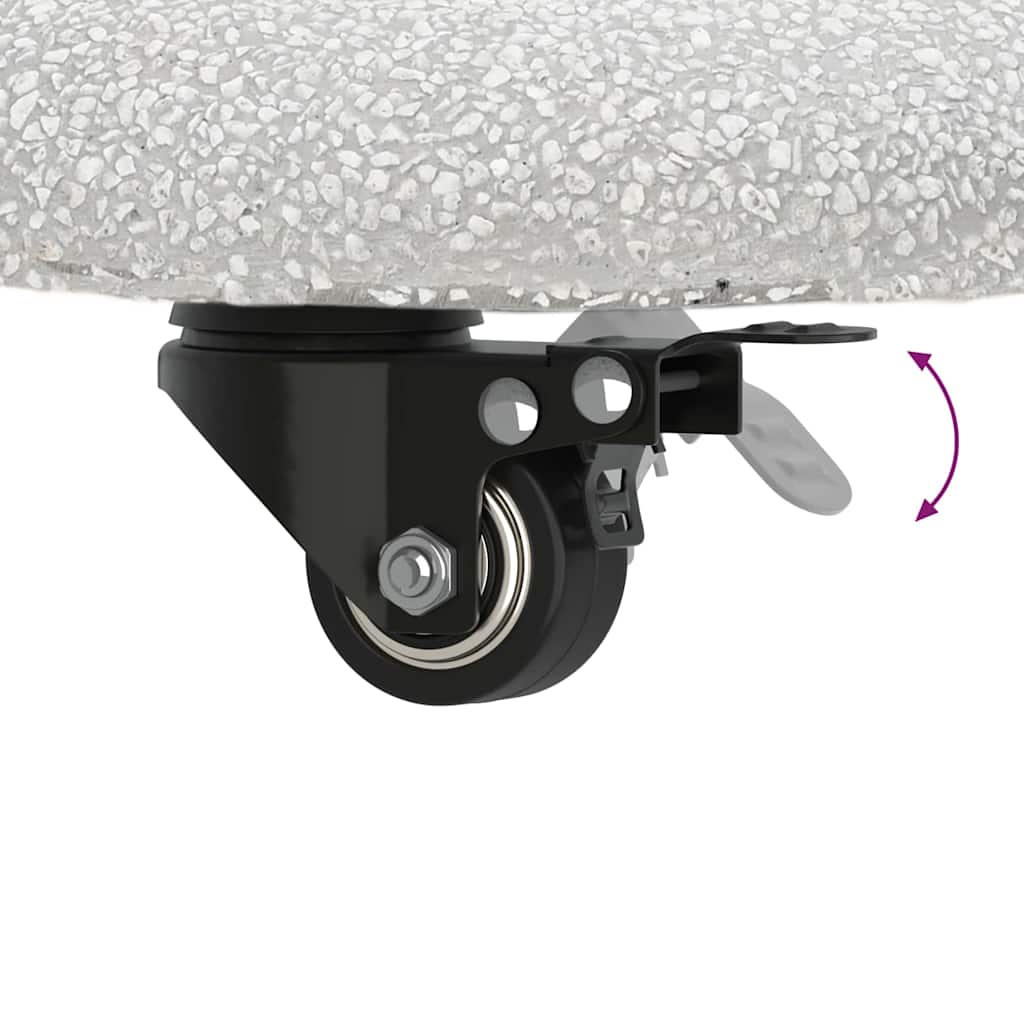 vidaXL Βάση ομπρέλας Απαλός Γκρι και Μαύρος 45 x 45 x 40 cm