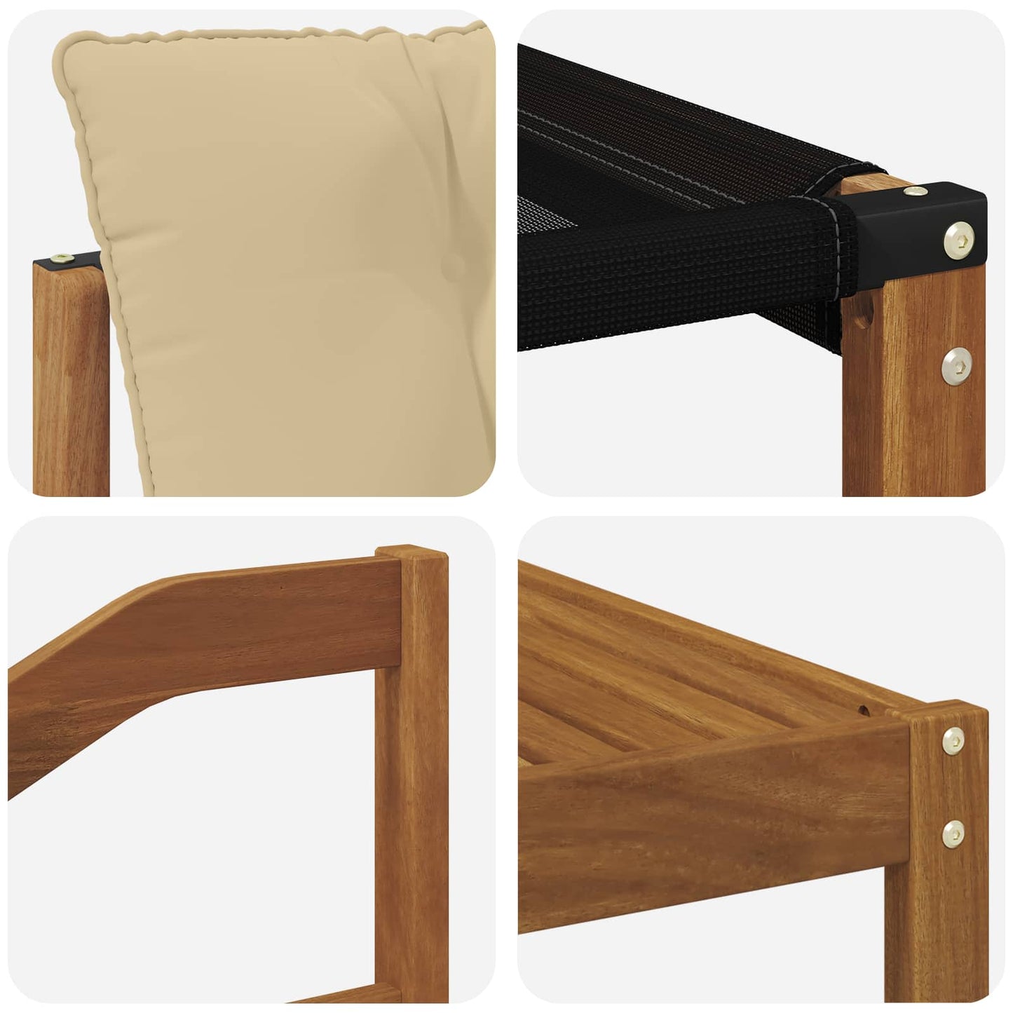 vidaXL Σειρά Καναπέ Εξωτερικού με μαξιλάρι 22 pcs Φυσικό και Μπεζ