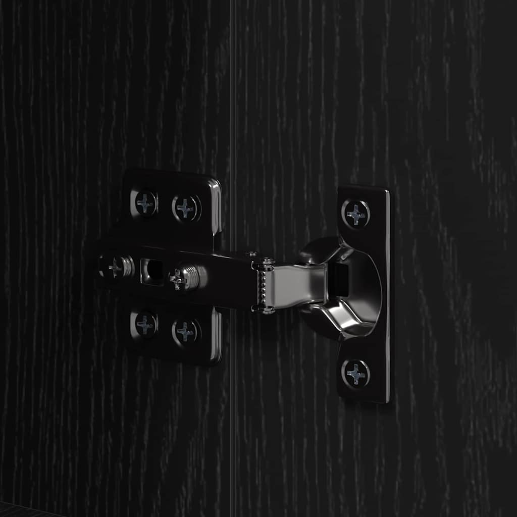 vidaXL Ντουλάπα Κουζίνας με συρτάρι Μαύρη δρυς Επεξεργασμένο ξύλο