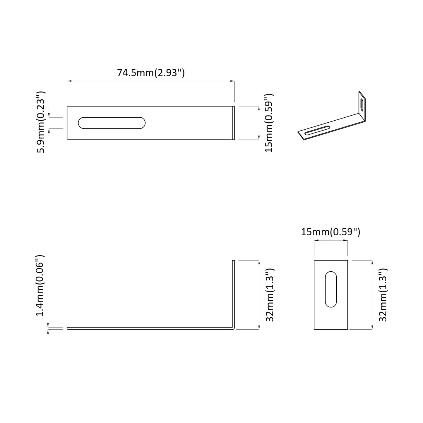 vidaXL Βραχίονας κατά της ανατροπής Μονόχρωμο 2 pcs Ασημί Σίδερο