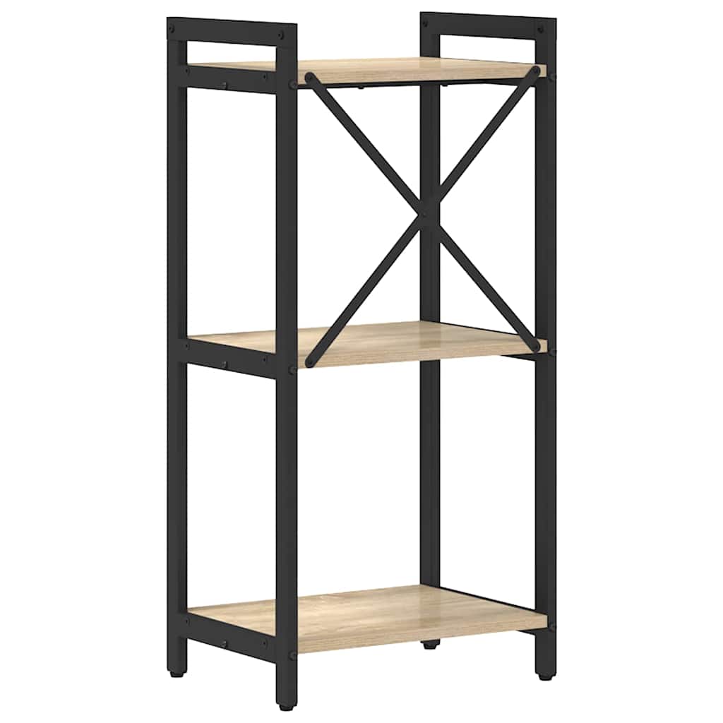 vidaXL Βιβλιοθήκη Sonoma Δρυς 40 x 30 x 83 εκ Επεξεργασμένο ξύλο