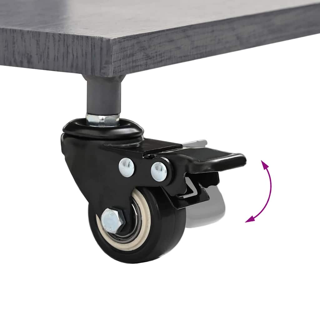 vidaXL Εξωτερική βάση ομπρέλας Σκοτεινός γκρι ξύλινος σχεδιασμός