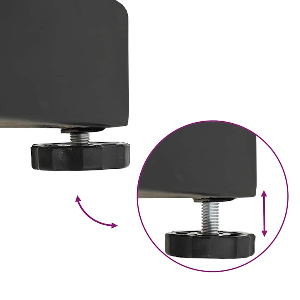 vidaXL Εξωτερική βάση ομπρέλας Ρυθμιζόμενος Μαύρο 48 x 48 x 32 εκ.