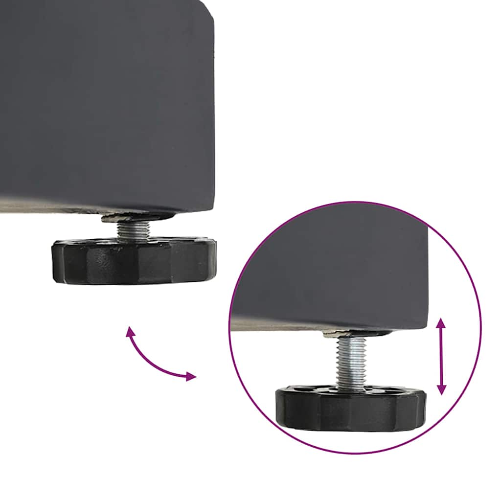 vidaXL Εξωτερική βάση ομπρέλας Σκούρο γκρι 48 x 48 x 32 εκ.