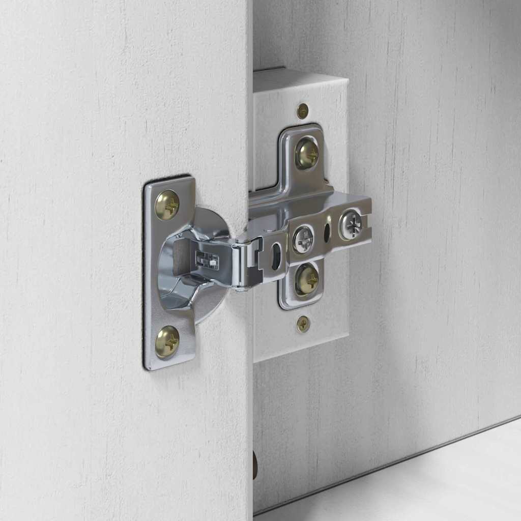 vidaXL Καρότσι Κουζίνας FLORO Λευκό 72,5 x 45 x 80 εκ