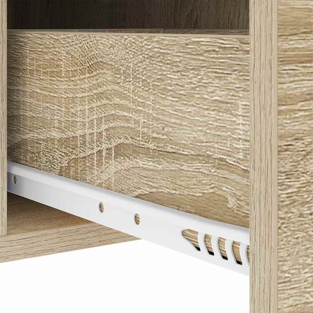 vidaXL Κομοδίνο 2 τεμ. Δρύς Sonoma 30 x 48 x 61 εκ Επεξεργασμένο Ξύλο