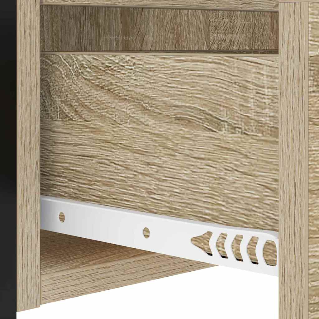 vidaXL Κομοδίνο 2 pcs Δρύς Sonoma 40 x 31 x 60 εκ. Επεξεργασμένο ξύλο