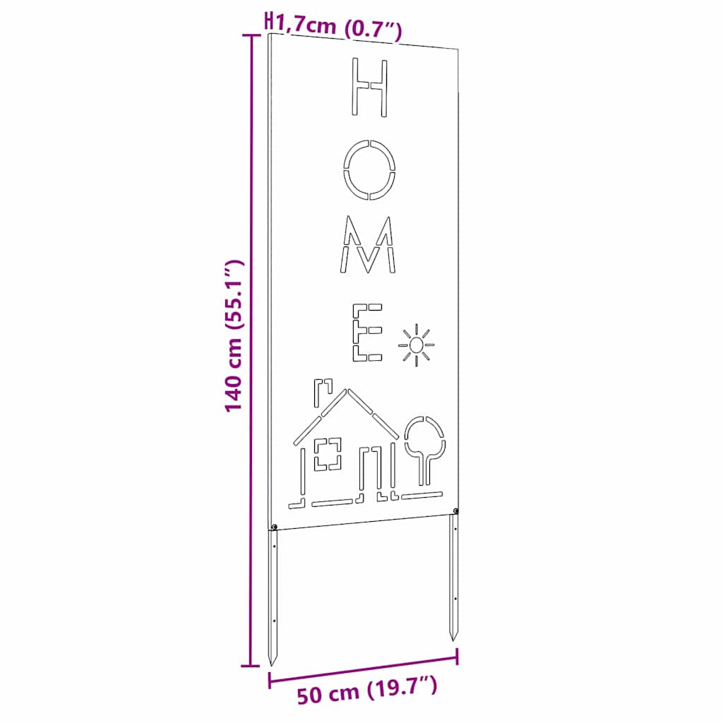 vidaXL Οθόνη Ιδιωτικότητας Κήπου Ασημί 50 x 140 εκ Ανοξείδωτο ατσάλι