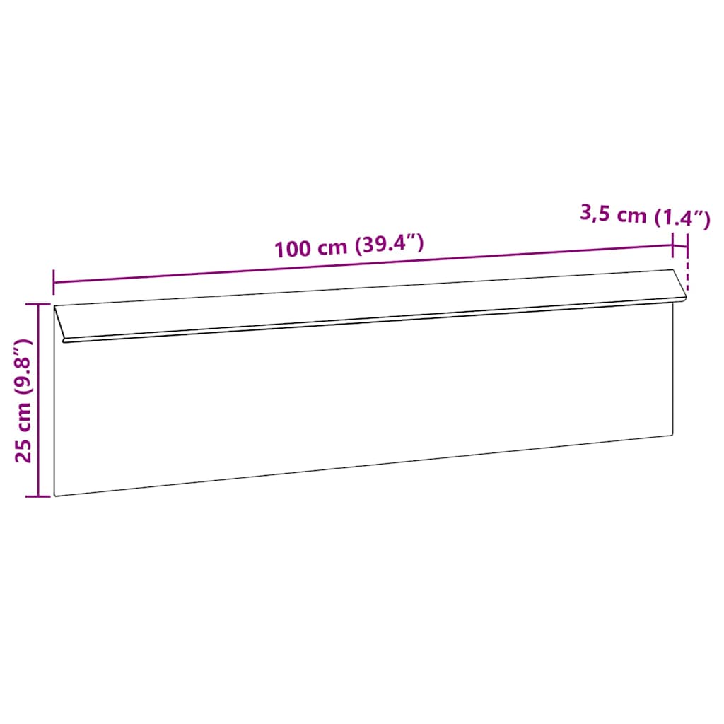 vidaXL Φράκτης σαλιγκαριών 4 pcs Ασημί 100 x 3,5 x 25 εκ