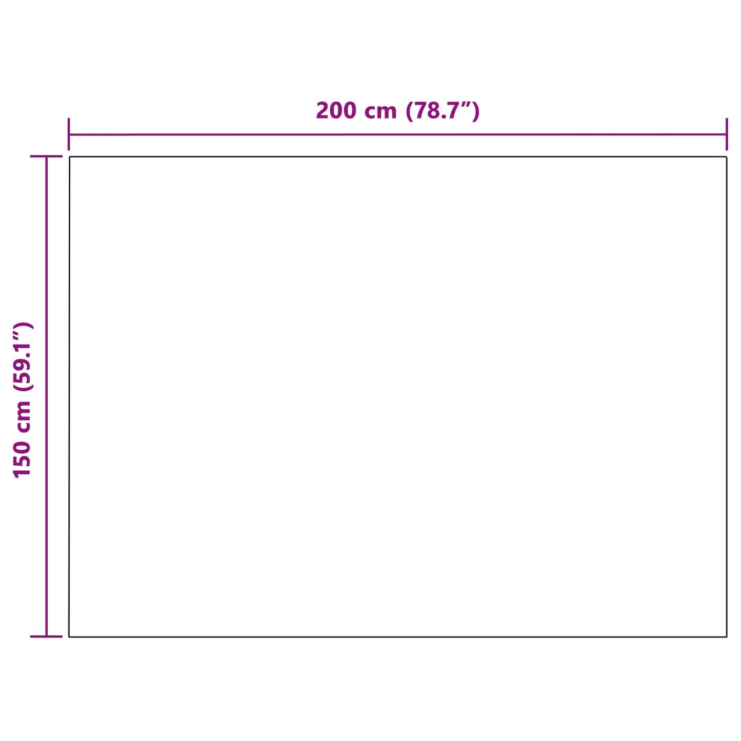 vidaXL Ριχτάρια 6 pcs Σκούρο Γκρι 150 x 200 cm Μαλλί