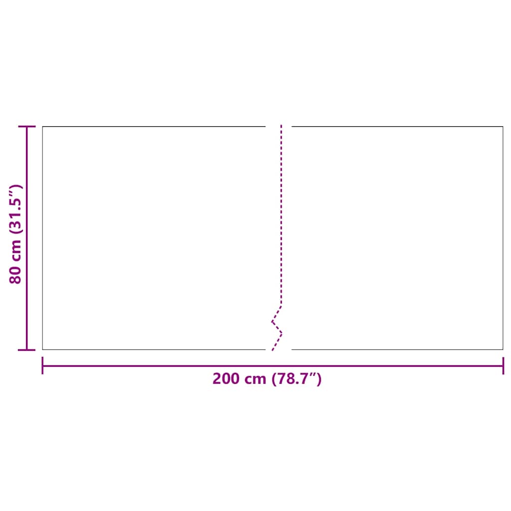 vidaXL Δερμάτινο Χαλί Ανοιχτό γκρι 80 x 200 cm ύφασμα