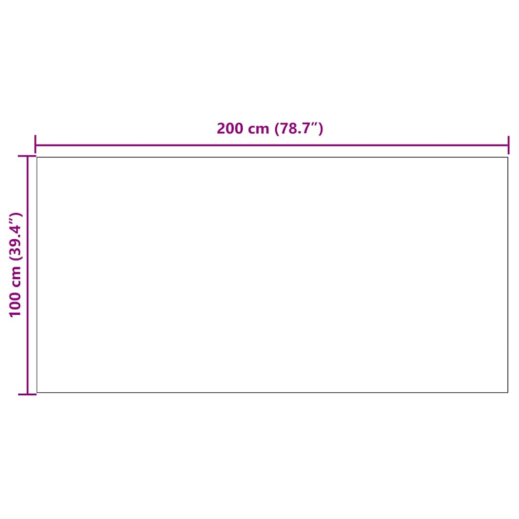 vidaXL Δερμάτινο Χαλί Ανοιχτό γκρι 100 x 200 cm ύφασμα