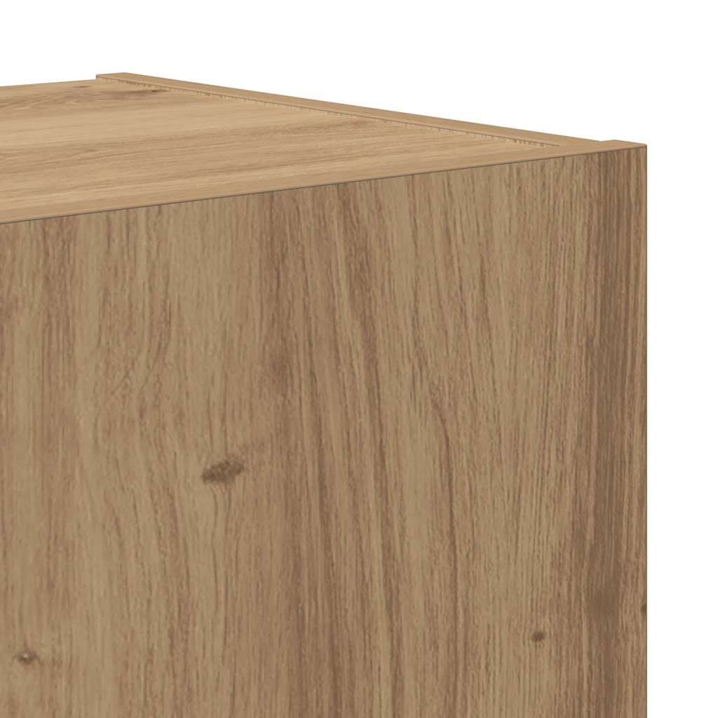 vidaXL Μονάδες TV Επιτοίχιο 4 pcs Artisan Oak Επεξεργασμένο ξύλο
