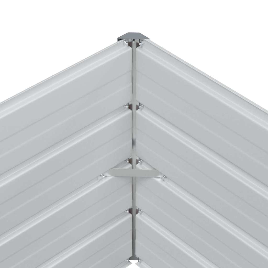 vidaXL Υπερυψωμένη Ζαρντινιέρα Ανοιχτό καφέ 600 x 80 x 45 cm